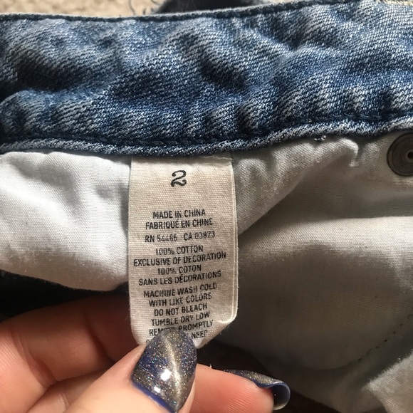 Distressed Jean Shorts - Picture 6 of 8